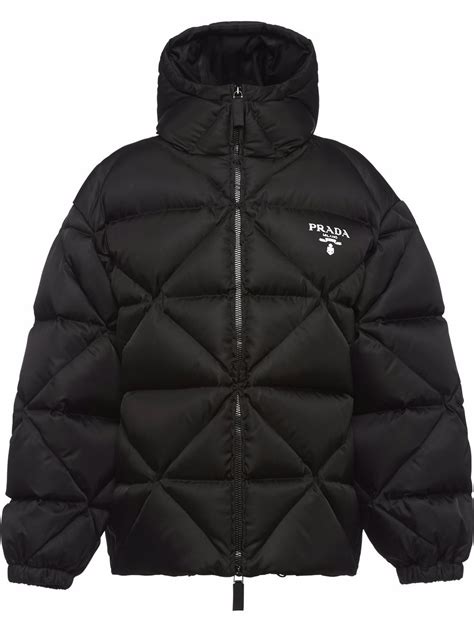 prada re-nylon quilted jacket|prada cropped cashmere down jacket.